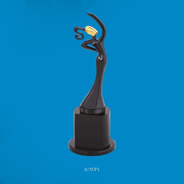 Customized Black Elegance Achievement Trophy