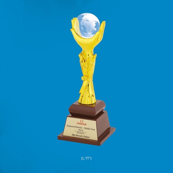 Customized Global Excellence Trophy