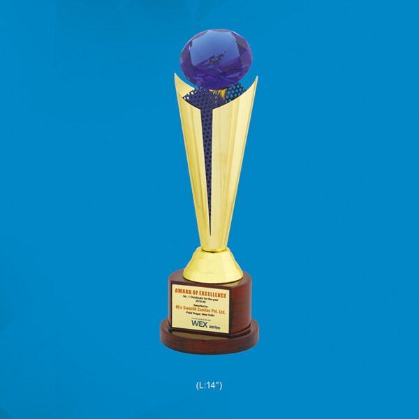 Blue Crystal Excellence Trophy